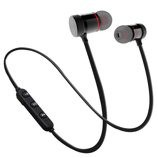Ecouteurs Bluetooth Sans Fil Sport Basse Stéréo Avec Microphone Noir YONIS