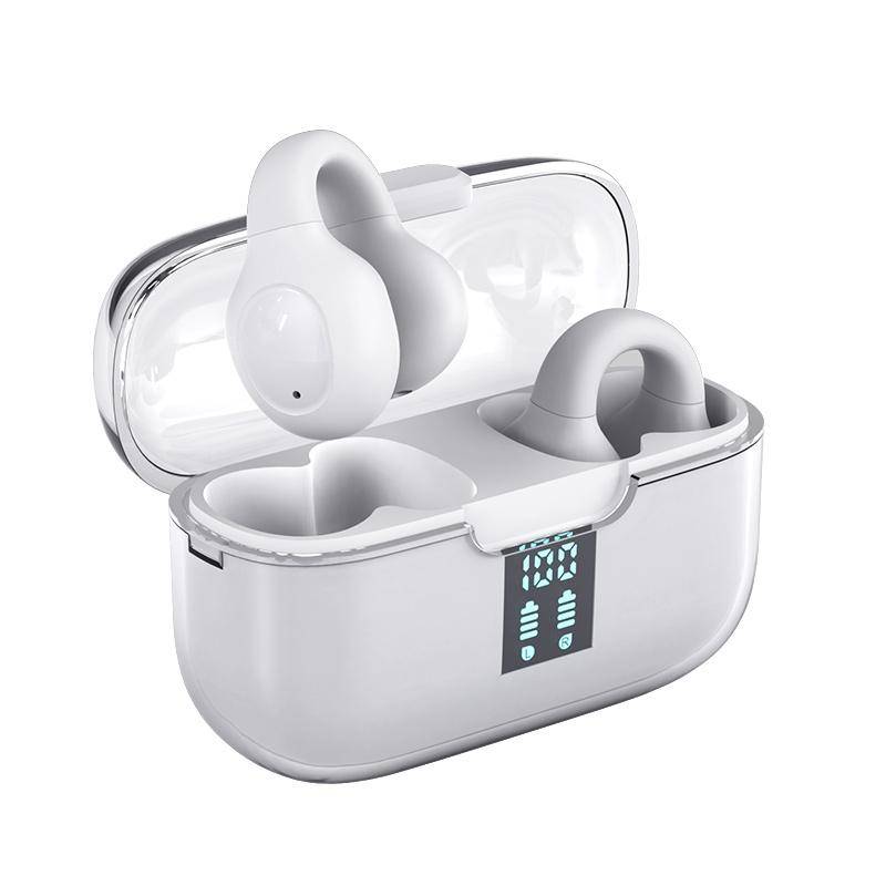 Ecouteurs Bluetooth Conduction Osseuse Réduction Bruit Confort Hautement Ergonomique Blanc YONIS-0