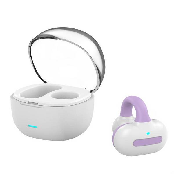 Ecouteurs Bluetooth Violets Conduction Osseuse Étanche Longue Autonomie YONIS