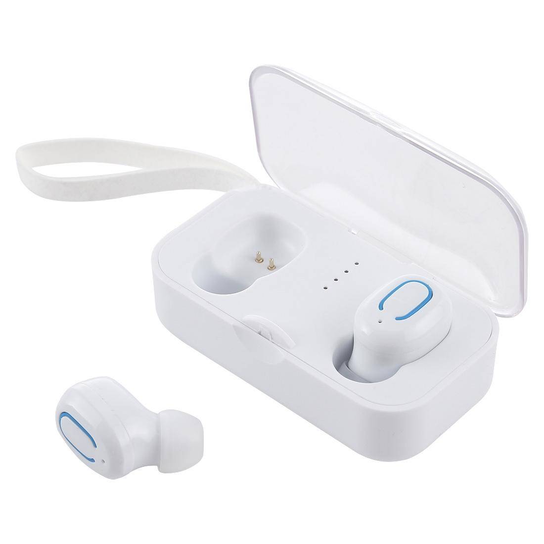 Ecouteurs Bluetooth 5.0 Sans Fil Stéréo Avec Boîtier De Charge Blanc YONIS-0