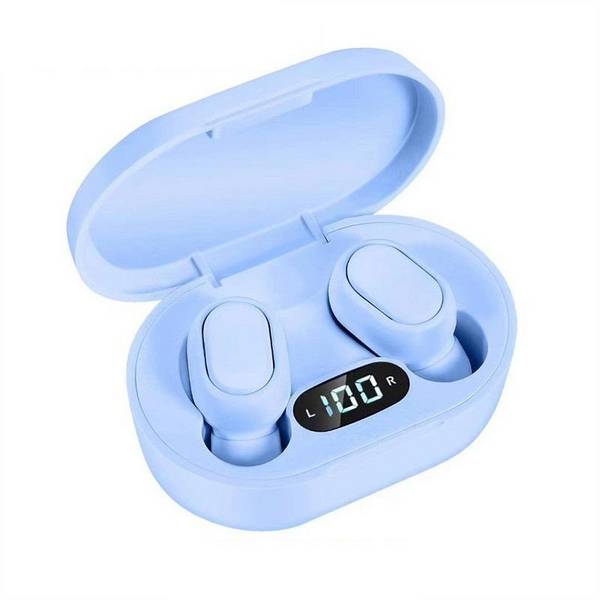 Ecouteurs Bluetooth Etanches Sport TWS 5.0 Confortables Longue Autonomie Bleu YONIS