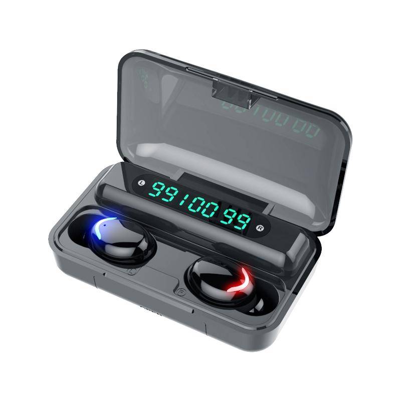 Ecouteurs Bluetooth Réduction De Bruit Écran Digital Autonomie Longue Noir YONIS-0