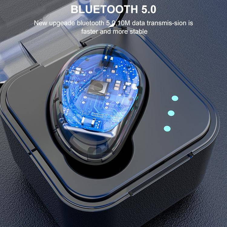 Ecouteurs Bluetooth 5.0 Mini Intra-Auriculaires Sans Fil Or Etanche IP7 - Yonis-1
