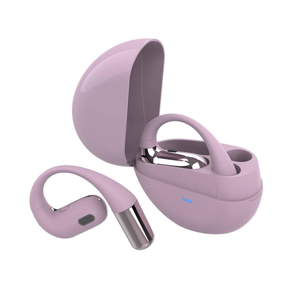 Ecouteurs Bluetooth Rose Etanches IPX5 Confortables Avec Son Panoramique Rose YONIS-0
