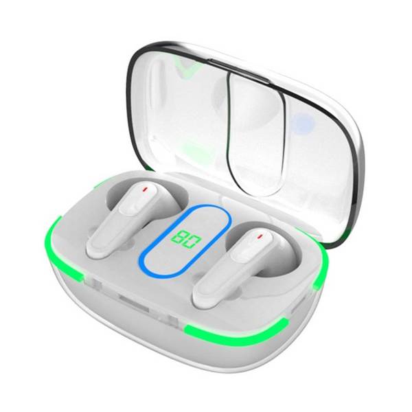 Ecouteurs Bluetooth Blancs Affichage Digital Son Haute Qualité Etanche IP4 Blanc YONIS
