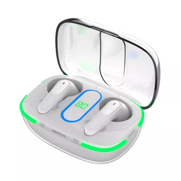 Ecouteurs Bluetooth Blancs Affichage Digital Son Haute Qualité Etanche IP4 Blanc YONIS