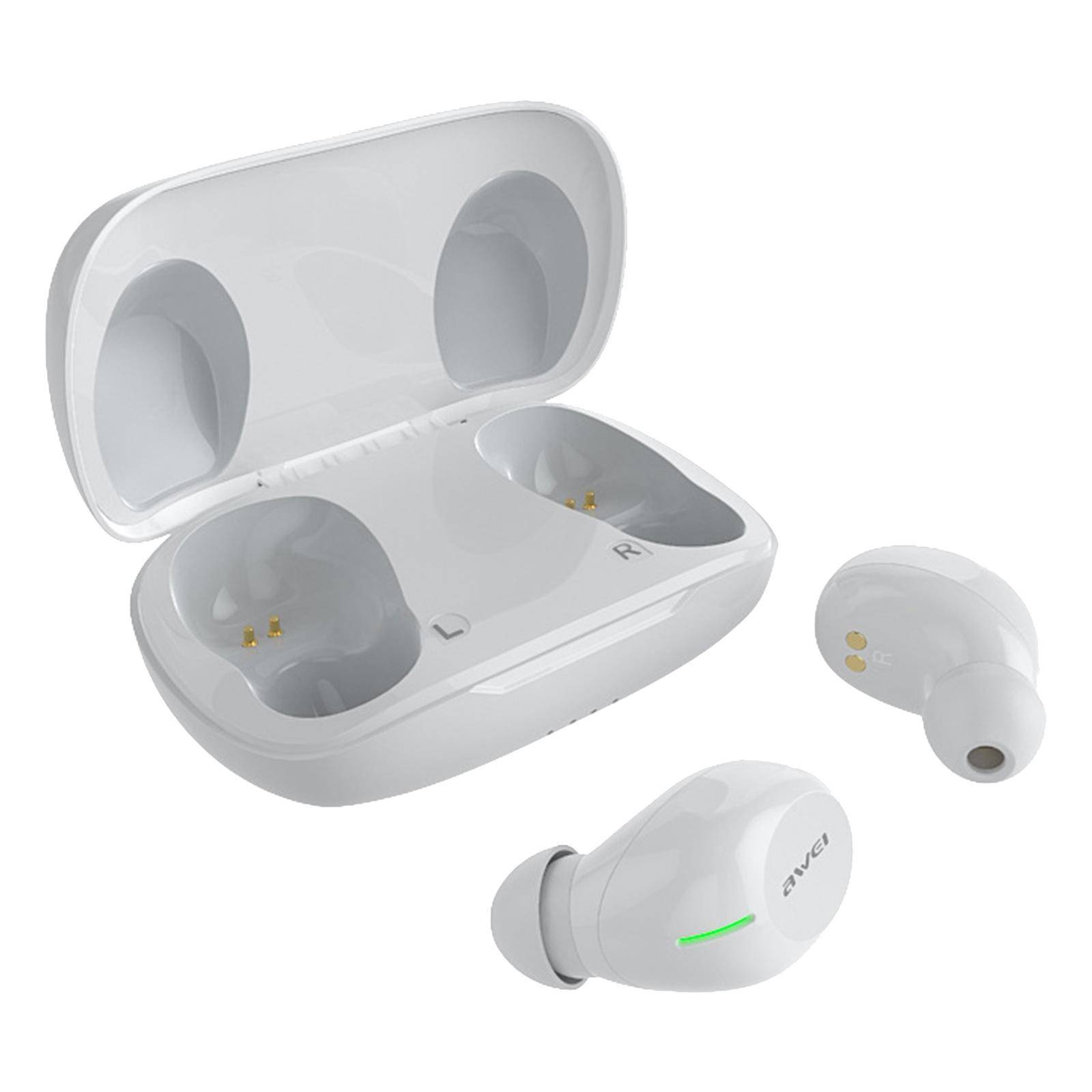 Ecouteurs Bluetooth Sans Fil Étanches Haute Qualité Sonore Longue Autonomie - Blanc - Yonis-0
