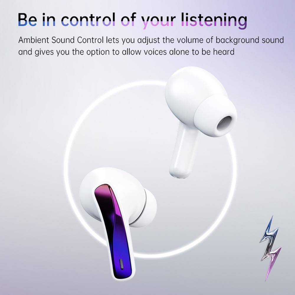 Ecouteurs Bluetooth Sans Fil Réduction De Bruit Autonomie 22h Compactes - Blanc - Yonis-1