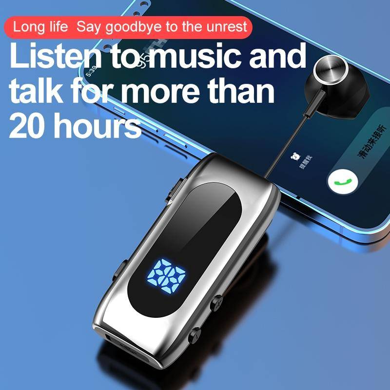 Ecouteurs Bluetooth Sans Fil Or Autonomie 20h Design Rétractable et Vibration Or YONIS-0