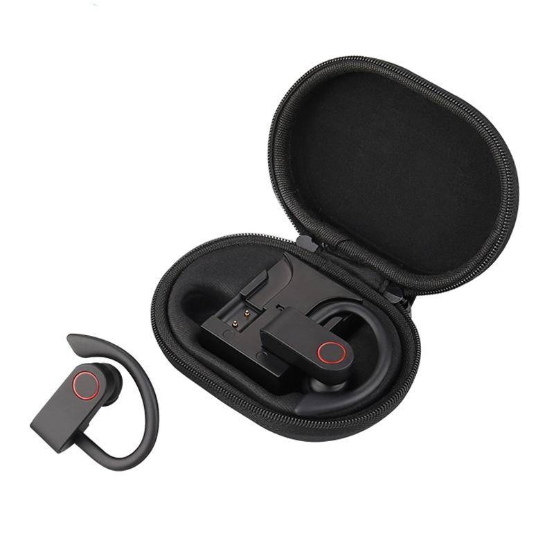 Ecouteurs Bluetooth Sans Fil Longue Autonomie Résistants à L'eau Avec Étui Zippé YONIS-0