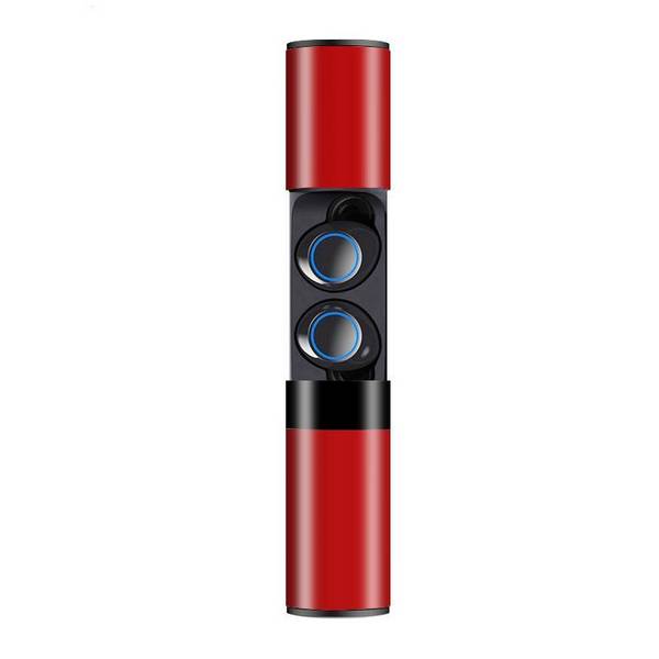 Ecouteurs Bluetooth Sans Fil Or Avec Boîtier De Charge Rapide Et Stéréo Rouge YONIS