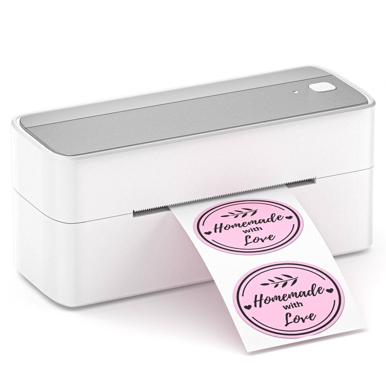 Mini Imprimante Bluetooth Pour Étiquettes D'Adresse Thermique Rapide Et Efficace Argent YONIS-0