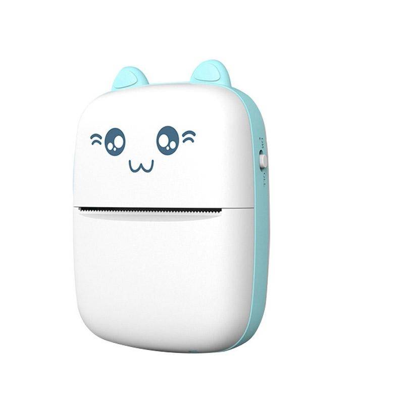Mini Imprimante Bluetooth Portable Haute Qualité Pour Photos Et Notes Bleu YONIS-0