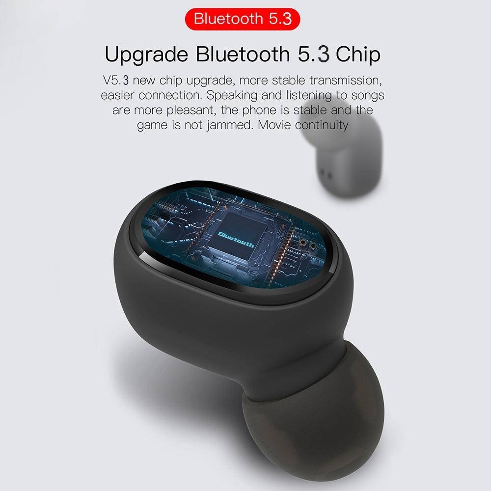 Écouteurs Bluetooth Sans Fil Avec Écran LED Et Réduction De Bruit - Blanc - Yonis-1