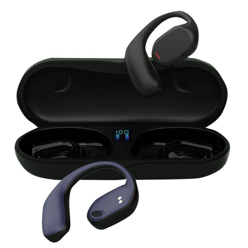 Ecouteurs Bluetooth Sans Fil Confortables Longue Autonomie Sport Et Affaires Noir YONIS-0