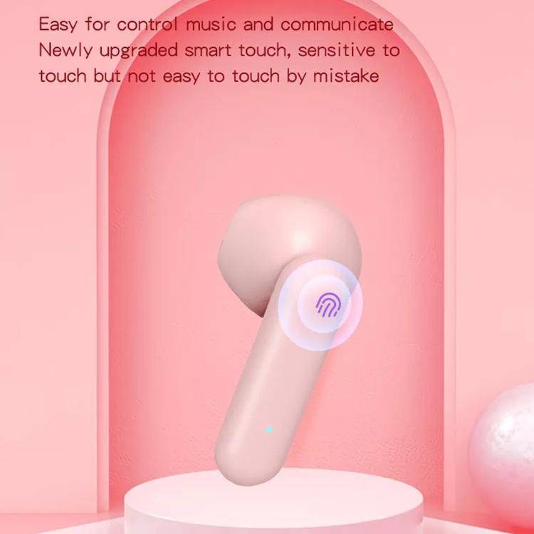 Ecouteurs Bluetooth Sport Affichage Digital Autonomie 3h Léger Type-C - Rose - Yonis-1