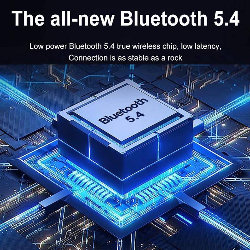 Ecouteurs Bluetooth Sans Fil Son HiFi Autonomie Longue Étanche IP54 - Violet - Yonis-0
