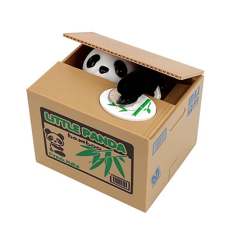 Tirelire Chat Chanceux Qui Vole Vos Pièces Super Mignon Cadeau Original Noir YONIS-0