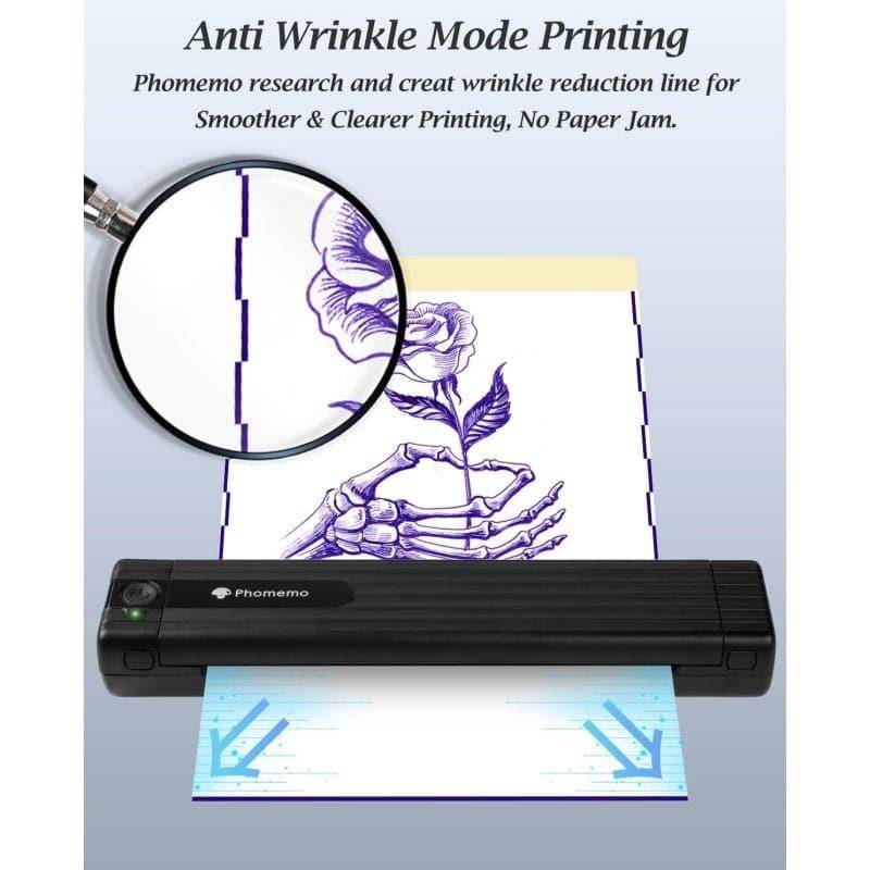Mini Imprimante Sans Fil Pour Tatouage Avec Papier Transfert Inclus YONIS-2