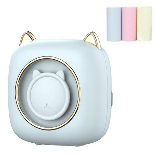Mini Imprimante Sans Fil Portable Avec Lumière Ambiance Et Papier Inclus YONIS