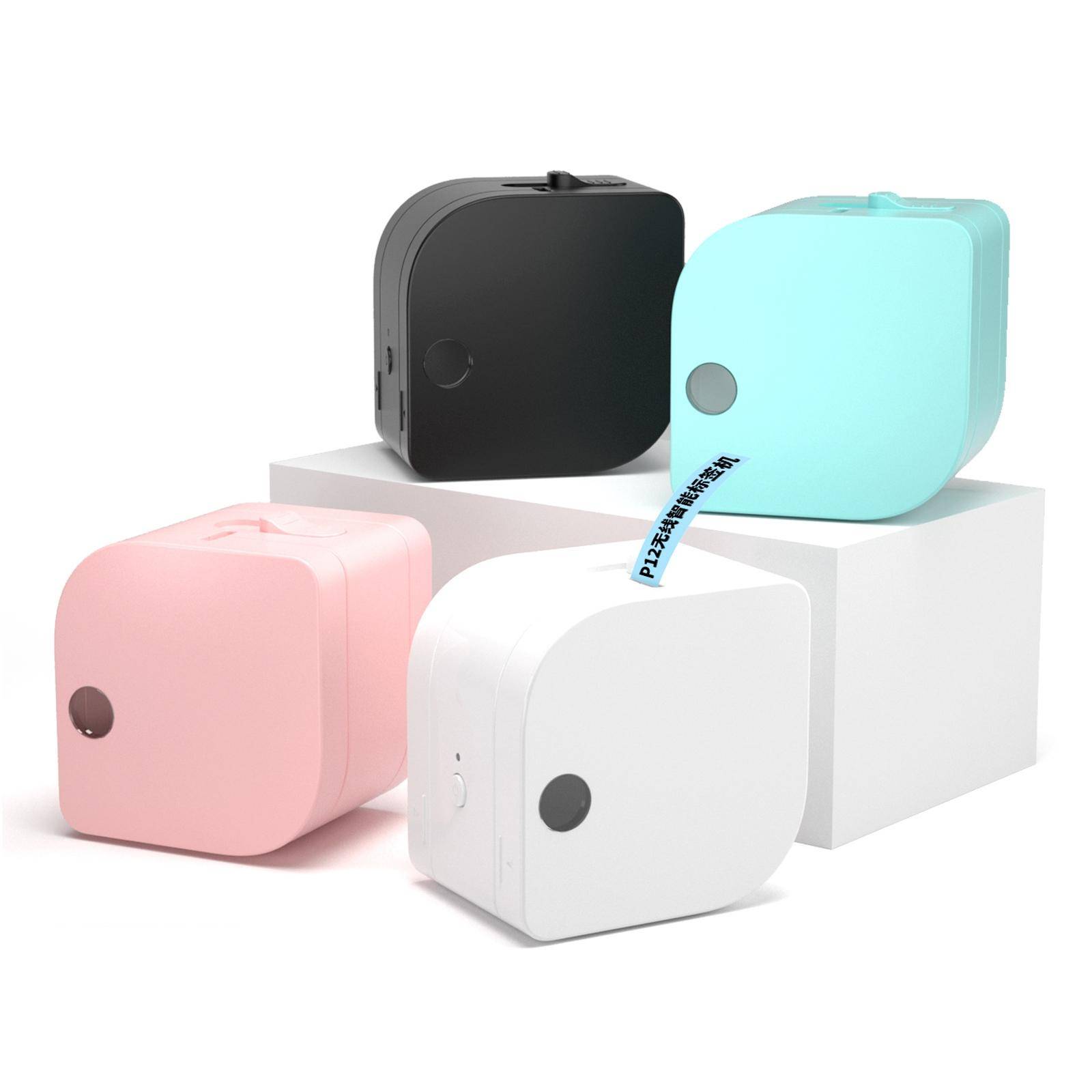 Mini Imprimante Bluetooth Autocollante Thermique Compacte Noire 1000mAh Vert YONIS-2