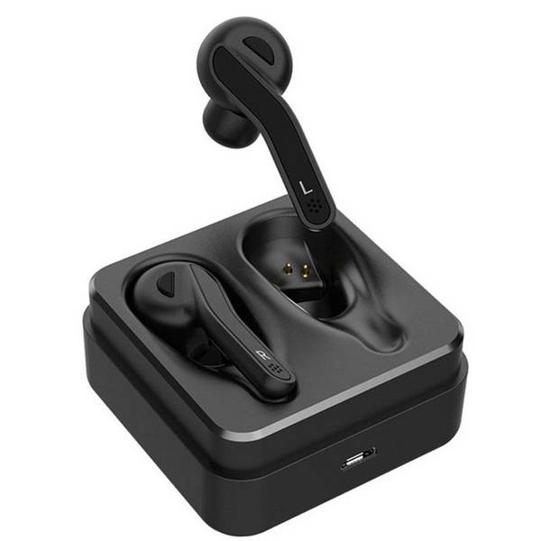 Ecouteurs Bluetooth Sans Fil Hifi Ultra Léger Avec Boîte De Charge Noir YONIS
