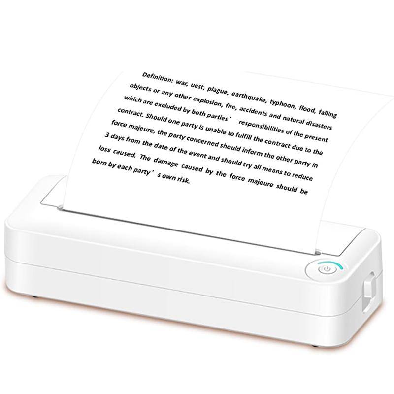 Mini Imprimante Bluetooth Sans Encre Portable Pour Bureau Étudiant Maison YONIS-0