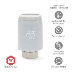 Thermostat de Radiateur Intelligent Zigbee 3.0 pour Vanne Connectée-0