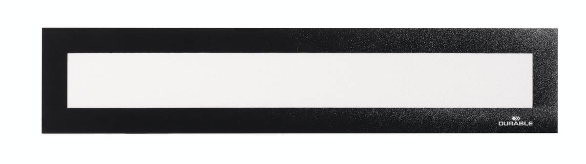 Durable 498701 Cadre d'information magnétique noir (l x H) 323 mm x 66 mm DIN A3 vertical, DIN A4 horizontal-2