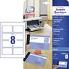 Avery-Zweckform C32015-10 Cartes de visite imprimables, bords lisses 85 x 54 mm blanc 80 pc(s) Format du papier: DIN A4