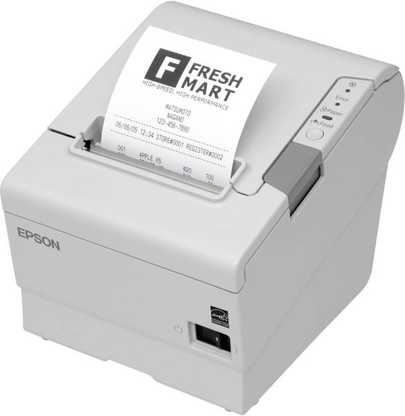Imprimante de tickets de caisse Epson TMT88V thermique directe blanc 180 x 180 dpi USB, RS232