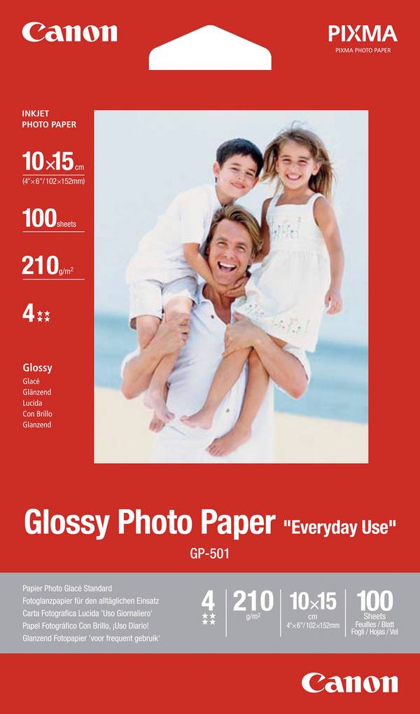 Canon GP-501 0775B003 Papier photo 10 x 15 cm 210 g/m² 100 feuille(s) brillant