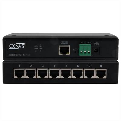 EXSYS EX-61008 Serial Device Server 8 x série RS-232/422/485-0