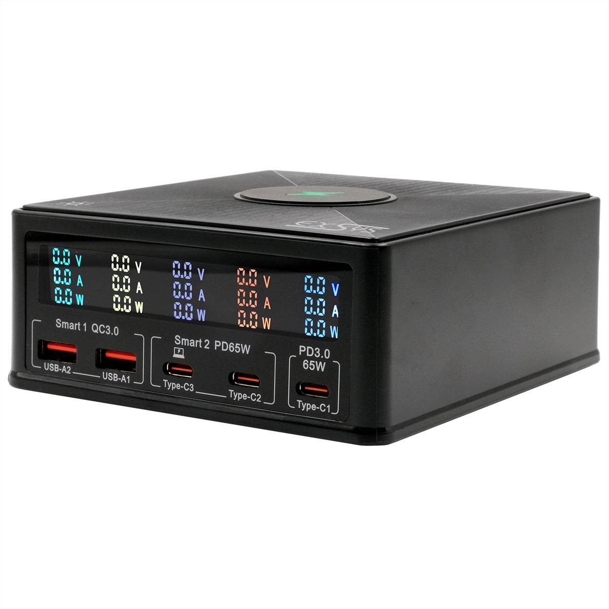 Exsys EXSYS - Multiport HighPower Charger 15W m.QI USB-C PD max.160W - Netzteil EX-1106 Répartiteur 1 pc(s)-4