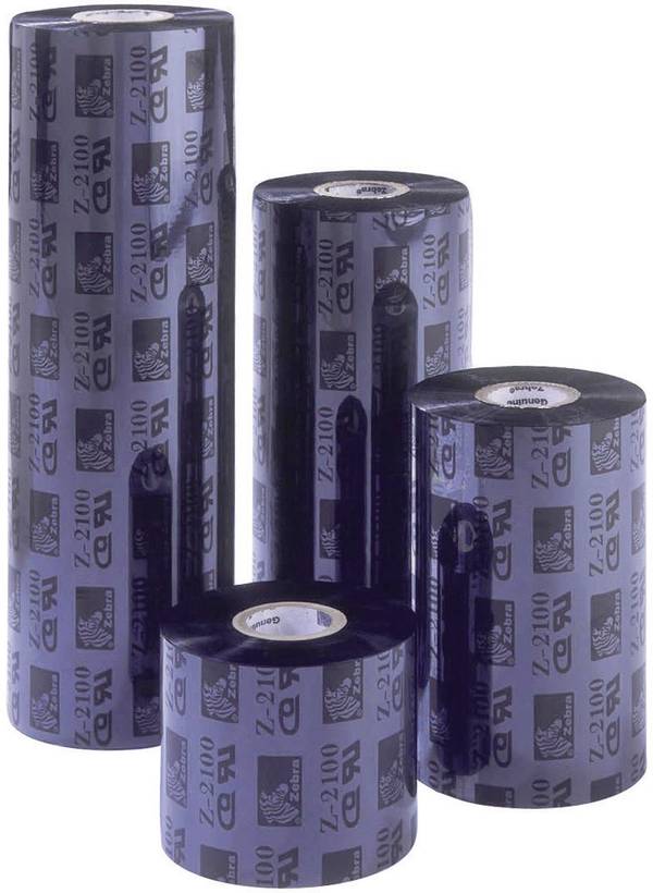 Zebra Rouleau à transfert thermique pour imprimante d'étiquettes  d'origine  noir 12 pc(s) ZipShip 2300 02300GS06407