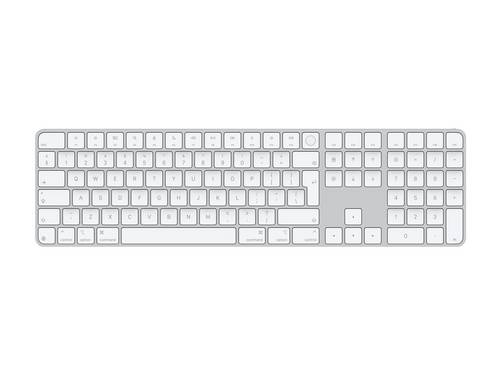 Apple Magic, Avec fil &sans fil, USB + Bluetooth, QWERTY, Blanc