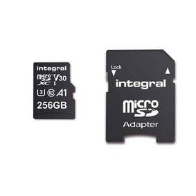 Carte Mémoire MicroSDHC/XC V30 UHS-I U3 Haute Vitesse 256GB-0