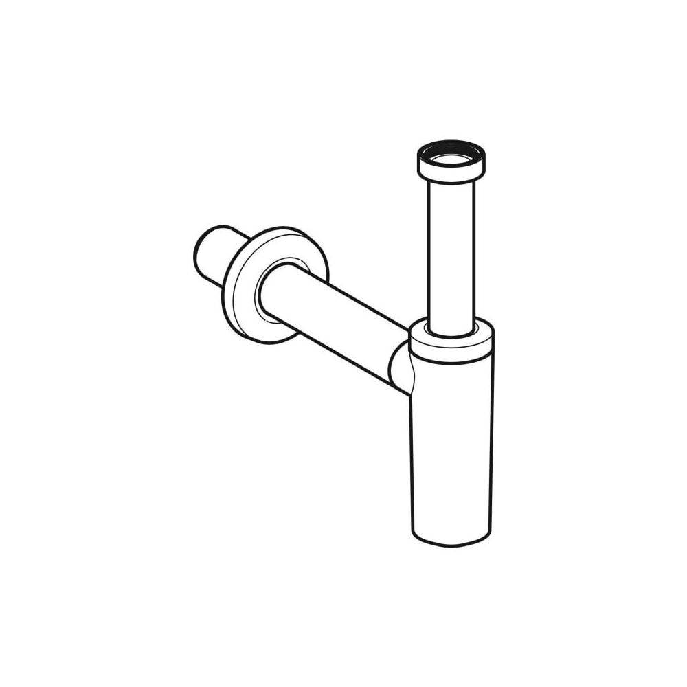 Siphon à tube plongeur pour lavabo- GEBERIT - 151.035.21.1-2