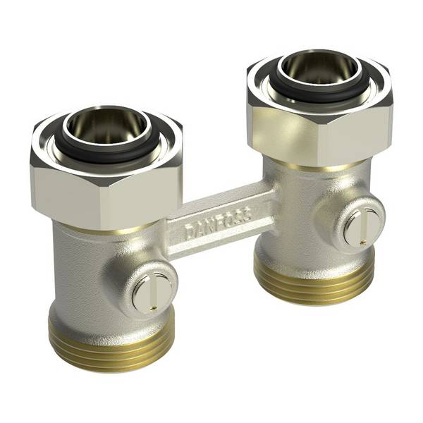 Répartiteur 3/4 bitube RLV-KB droit entraxe 50mm +1,5mm Mâle 3/4