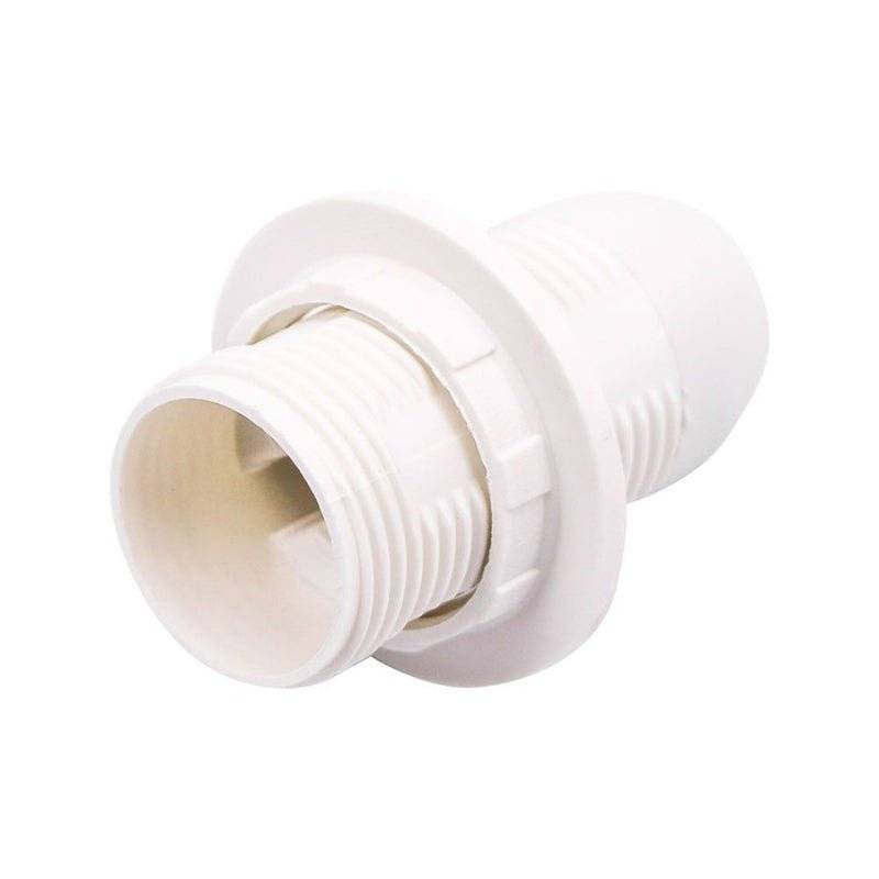 Douille E14 Thermoplastique Blanc - SILAMP-2