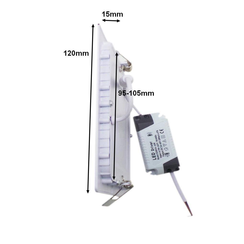 Spot LED Encastrable Carré BLANC 6W CCT - 3000K/4000K/6500K - SILAMP-2