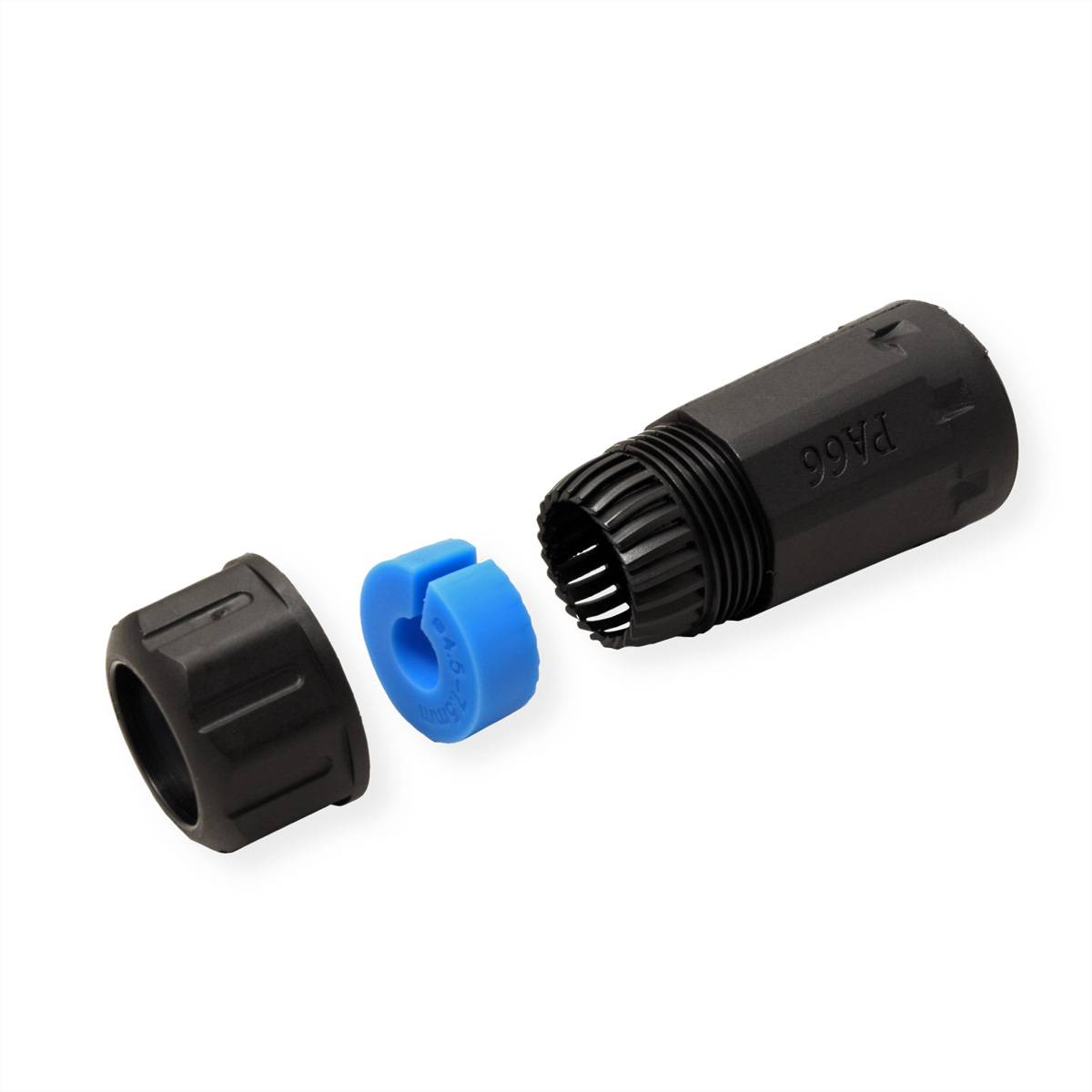 VALUE Coupleur RJ-45 blindé, Cat.6 (Classe E), Outdoor/Industrie, noir-1