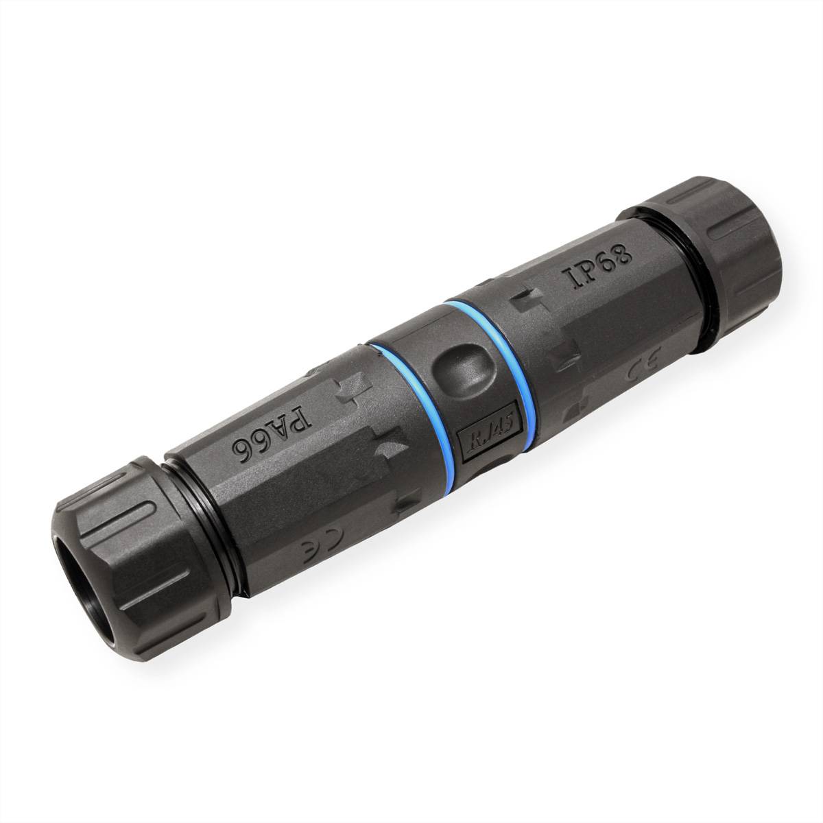 VALUE Coupleur RJ-45 blindé, Cat.6 (Classe E), Outdoor/Industrie, noir-2
