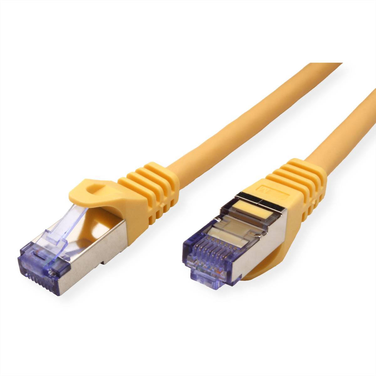 Cordon ROLINE S/FTP(PiMF) Cat.6A / 10 Gigabit, LSOH, Component Level, jaune, 5 m-1