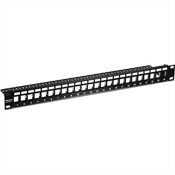 TRENDnet TC-KP24S Panneau de brassage vide à 24 ports pour Keystones 1U