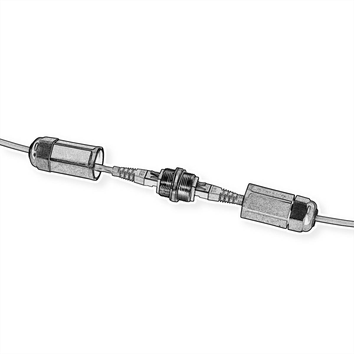 VALUE Coupleur RJ-45 blindé, Cat.6 (Classe E), Outdoor/Industrie, noir-4