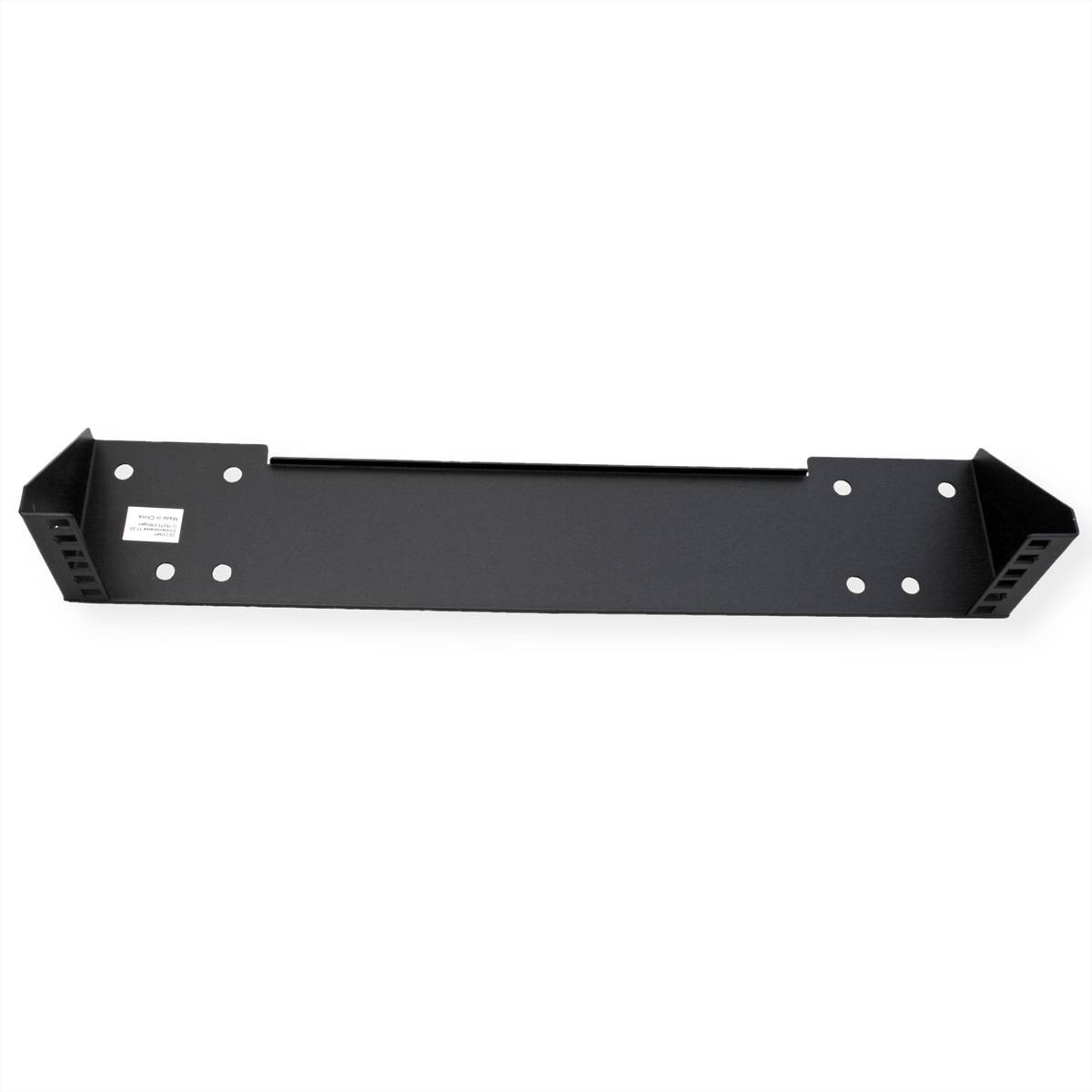 Support 19" mural / sous le bureau, 2 UH, noir-4