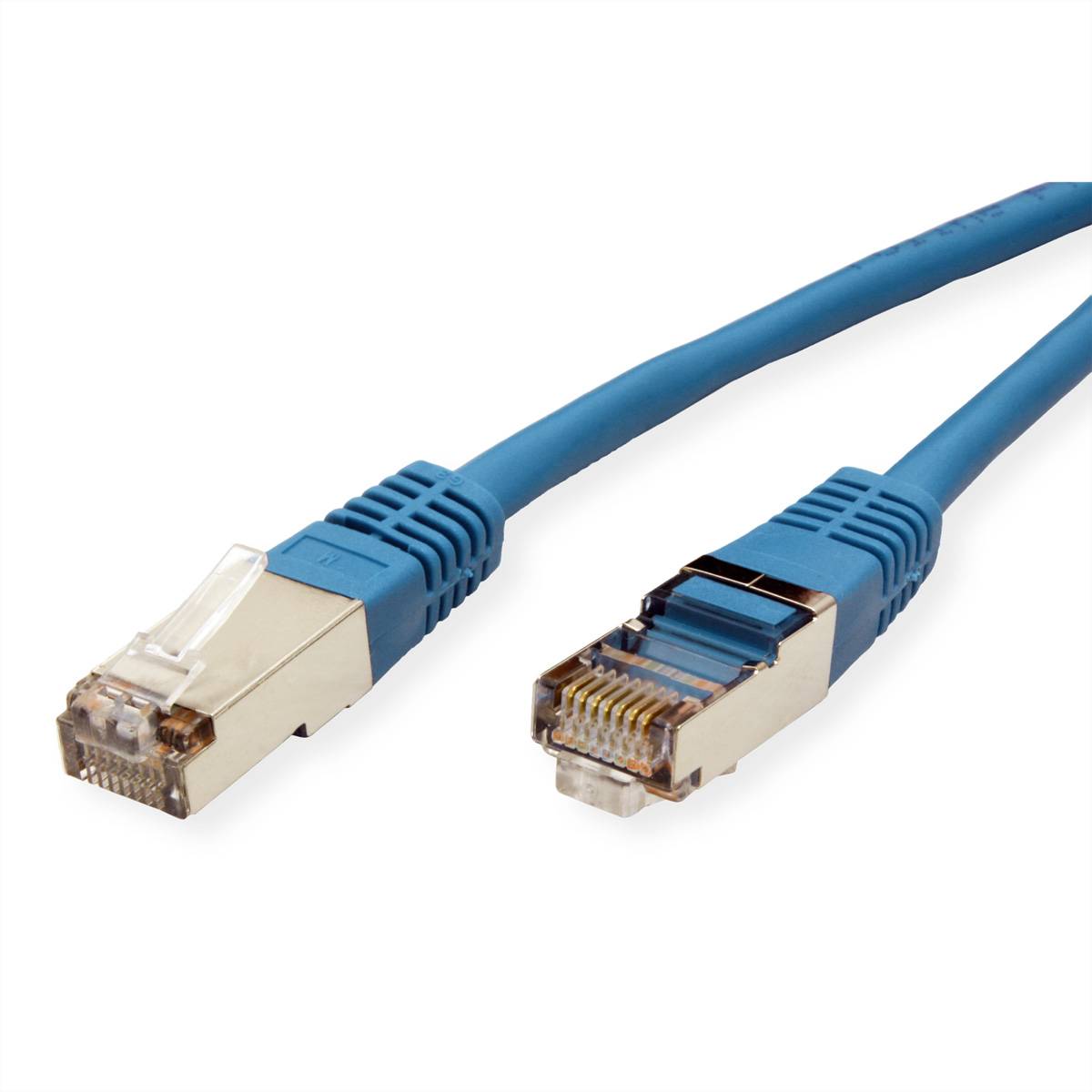 Roline 21.15.0134 RJ45 Câble réseau, câble patch CAT 5e F/UTP 1.00 m bleu 1 pc(s)-1