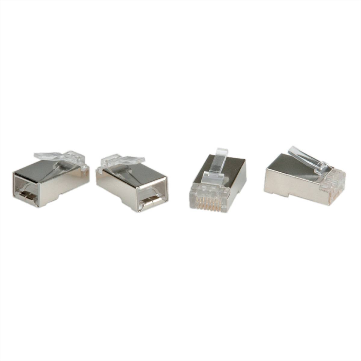 ROLINE Connecteur modulaire blindé RJ-45, Cat.6 (Classe E), 10 unités-1