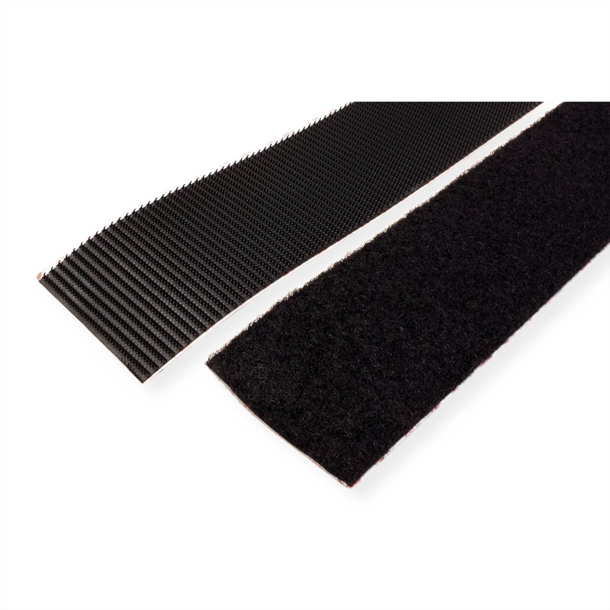 VELCRO® Bande 50mmx2.5m noir, crochets&velours autocollants extra fort-3
